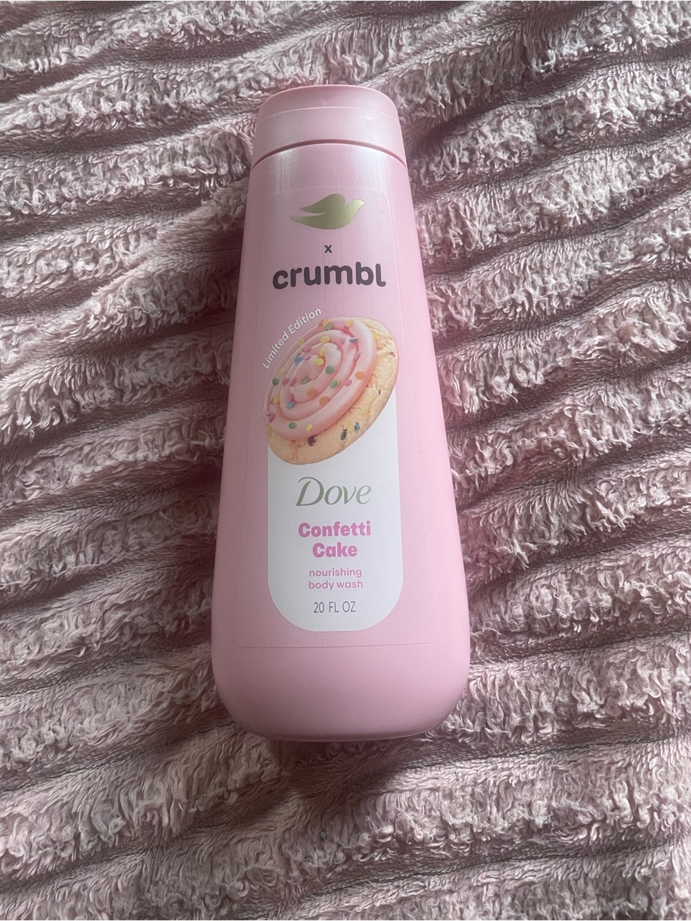 Dove x Crumbl Confetti Cake